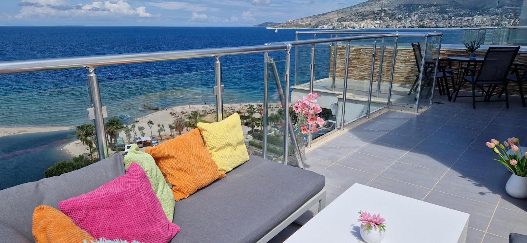 Appartamento Sadet'S Penthouse Saranda Esterno foto