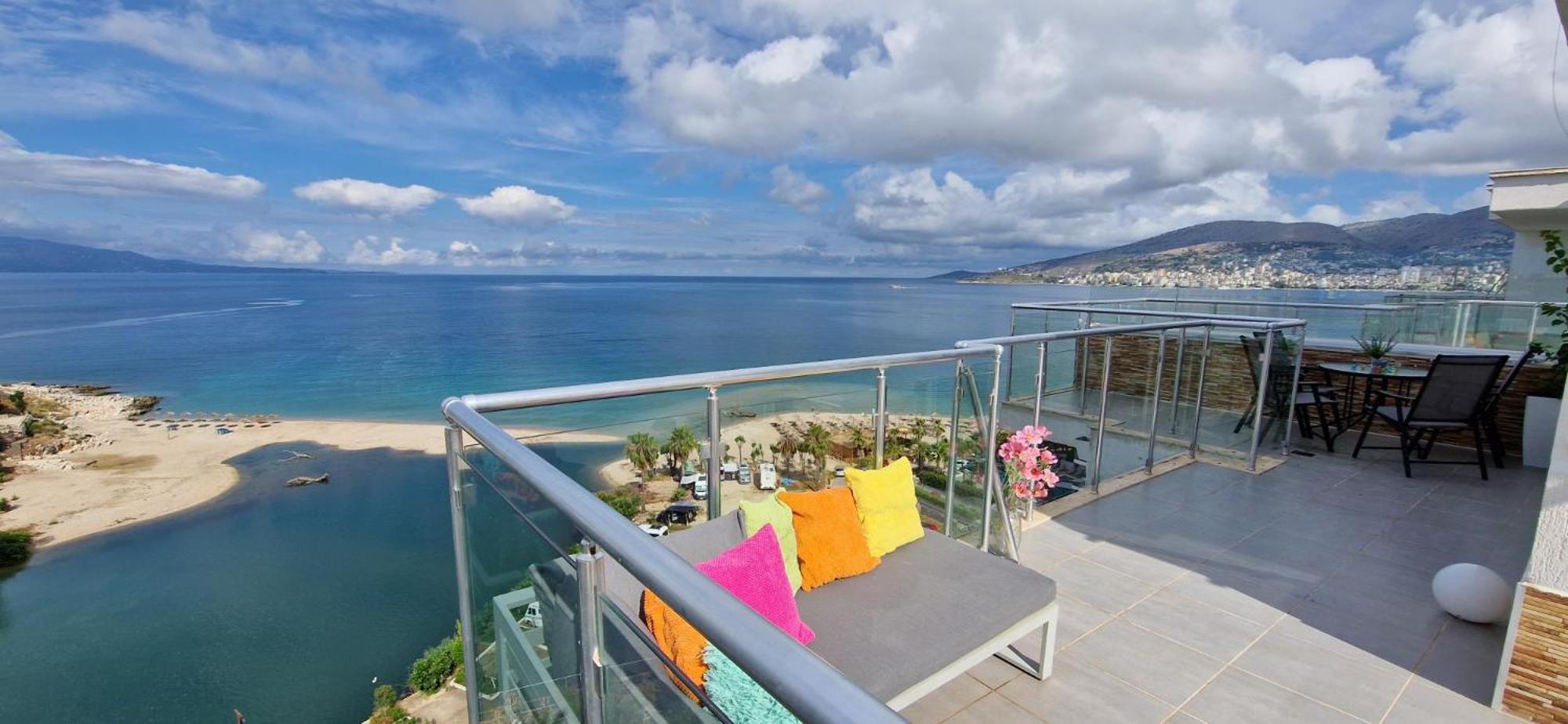 Appartamento Sadet'S Penthouse Saranda Esterno foto
