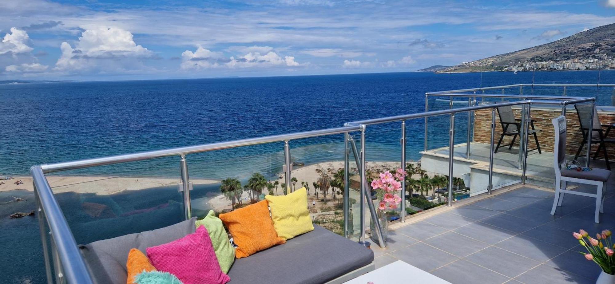Appartamento Sadet'S Penthouse Saranda Esterno foto