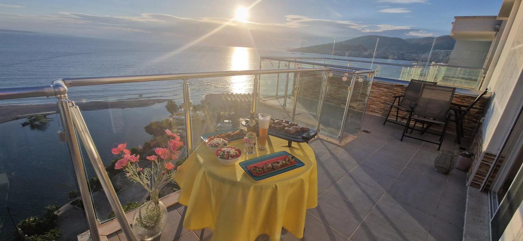 Appartamento Sadet'S Penthouse Saranda Esterno foto